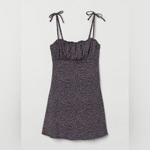 H&M Divided Bow-Detail Jersey Dress || size Medium